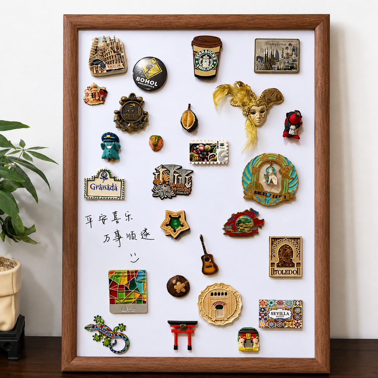 Organiza y exhibe tus imanes de viaje con estilo