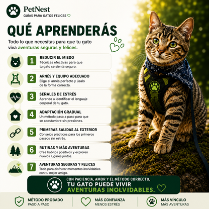 Guía definitiva para sacar a tu gato sin estrés